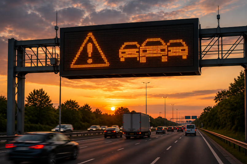 LED variable message sign